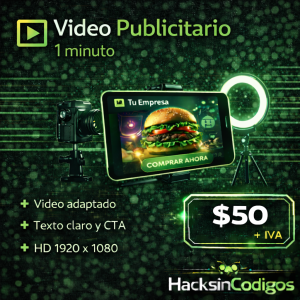 Video Publicitario 1 minuto