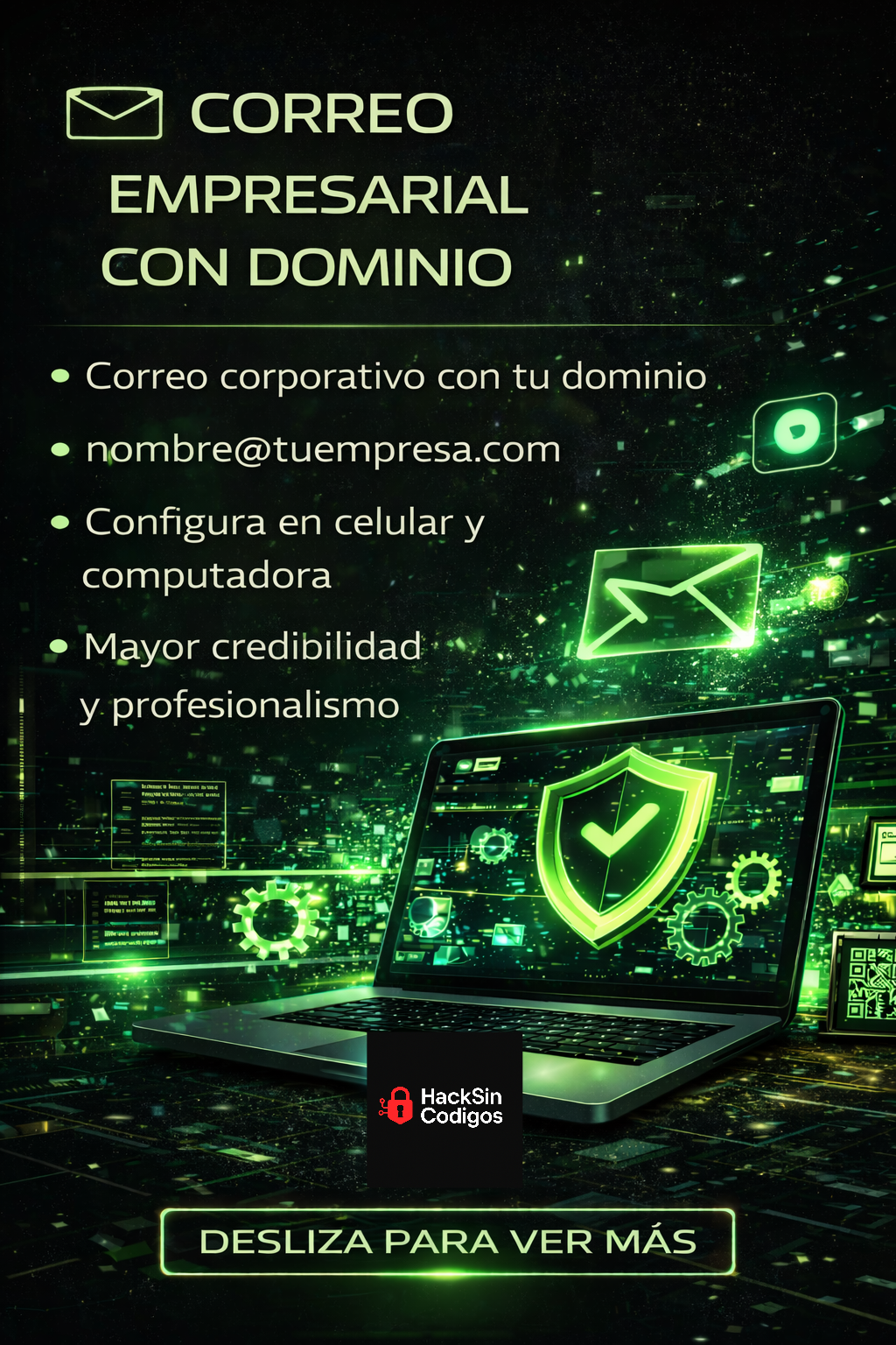Correo empresarial con dominio