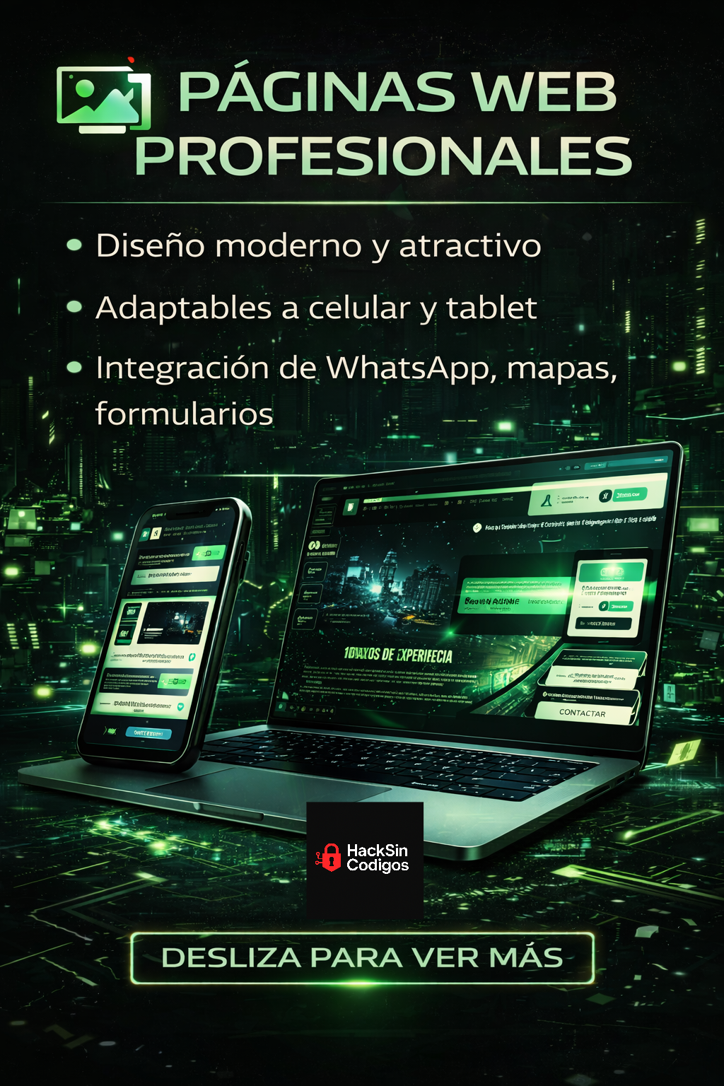 Páginas web profesionales