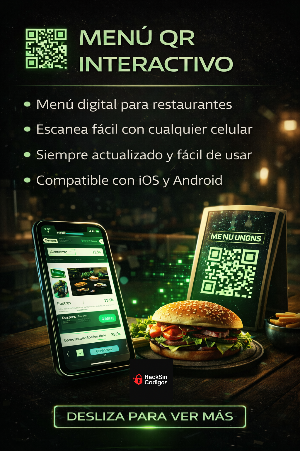 Menú QR para restaurantes
